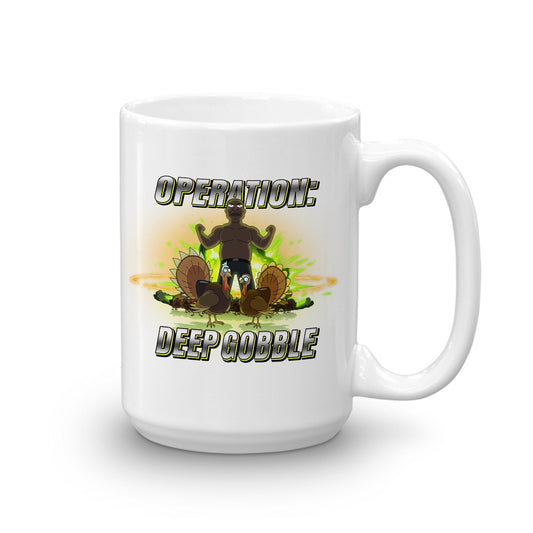 Rick and Morty Operation Deep Gobble White Mug-3