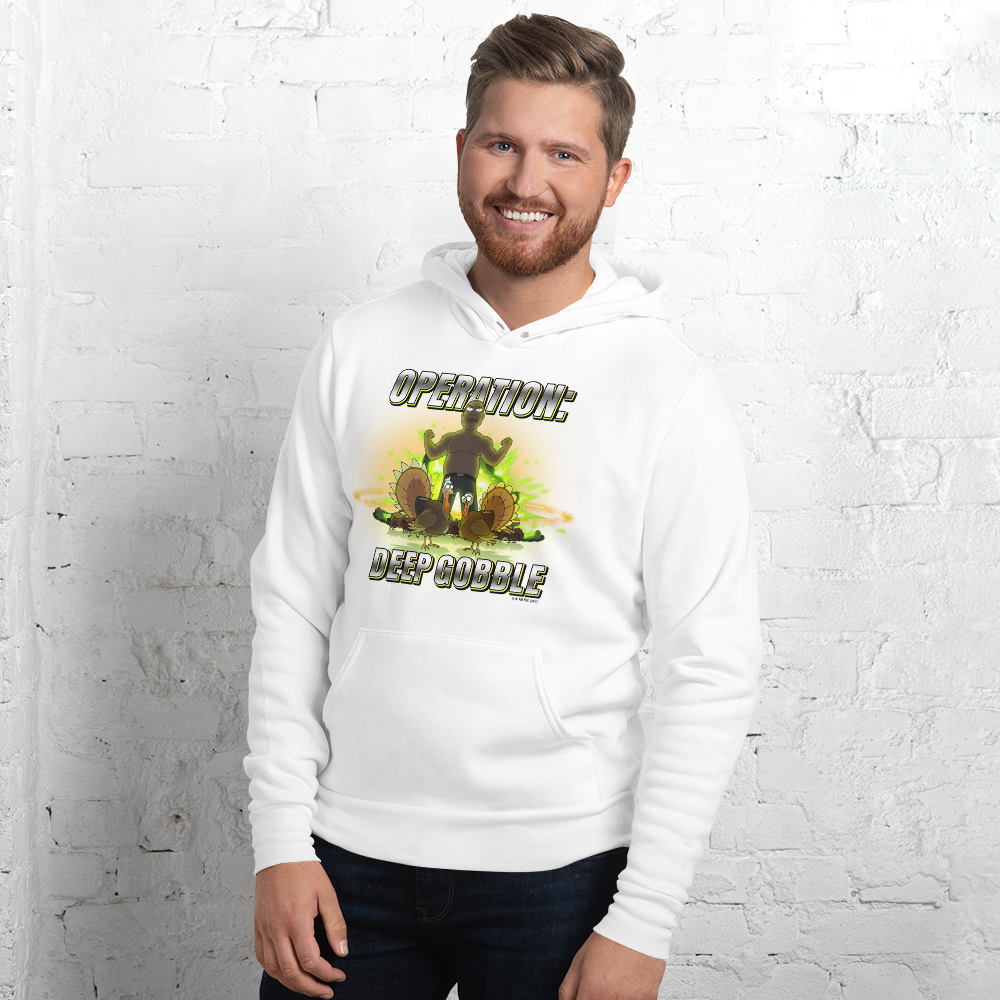 Rick and Morty Operation Deep Gobble Adult Fleece Hooded Sweatshirt