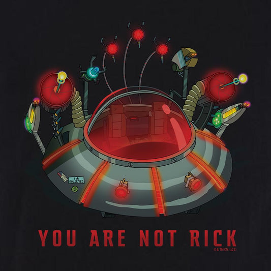 Rick and Morty You Are Not Rick Adult Short Sleeve T-Shirt-1