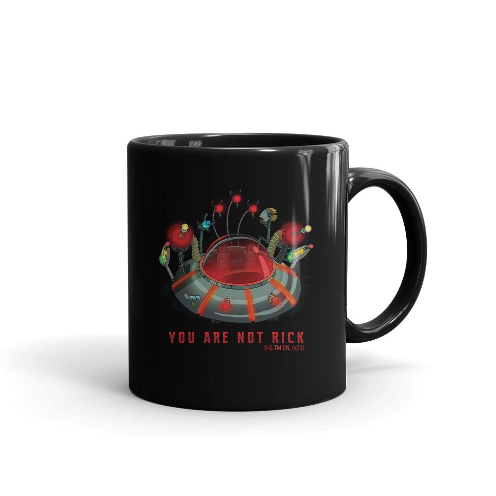 Rick and Morty You Are Not Rick Black Mug