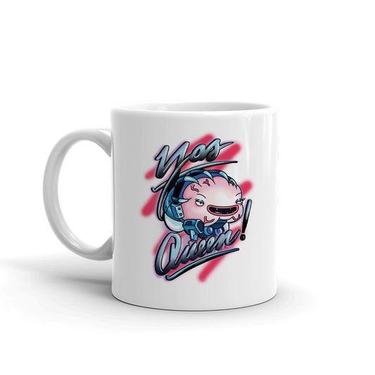 Rick and Morty Yas Queen White Mug-0