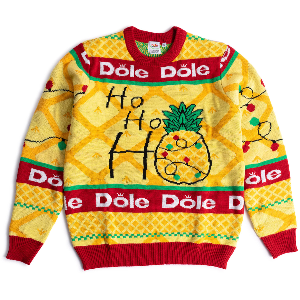 Dole Pineapple Holiday Sweater