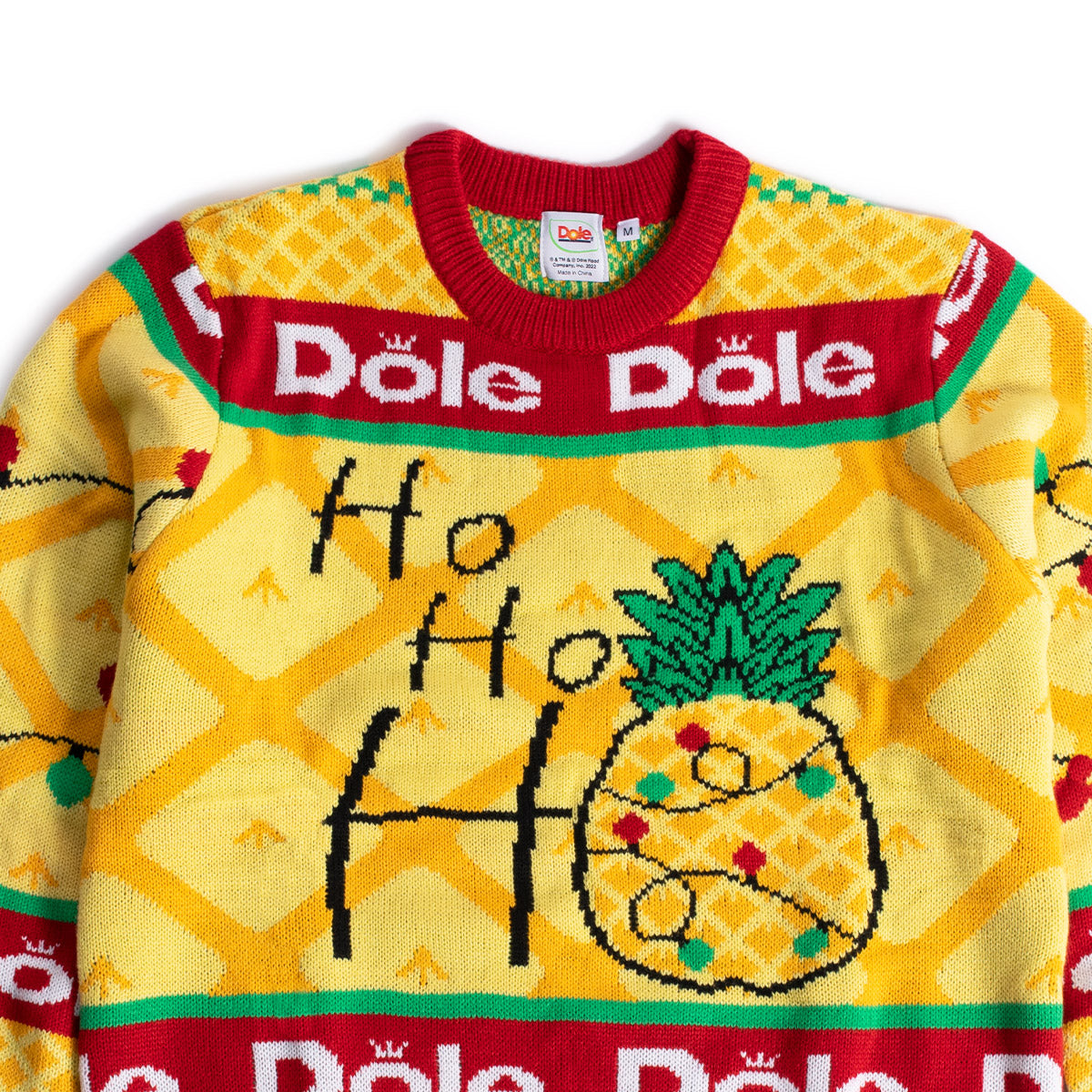 Dole Pineapple Holiday Sweater