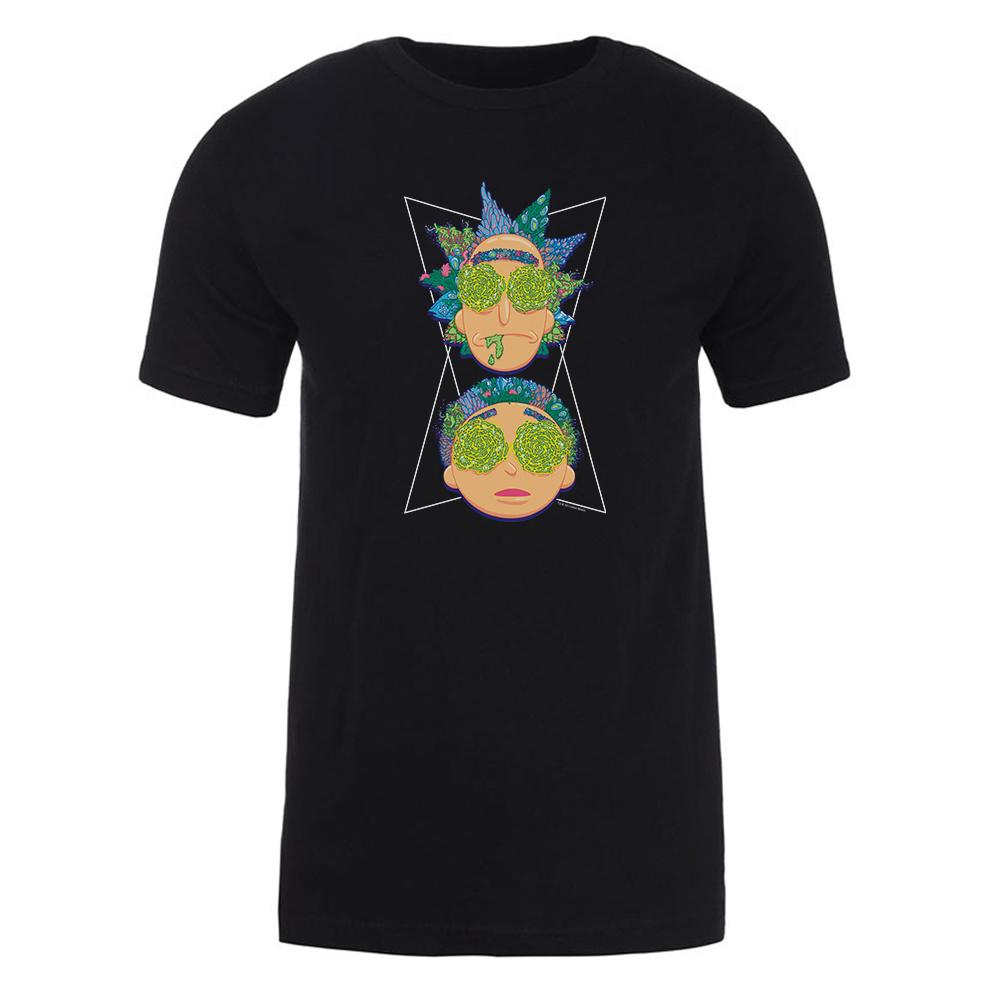 Rick and Morty Character Heads Adult Short Sleeve T-Shirt