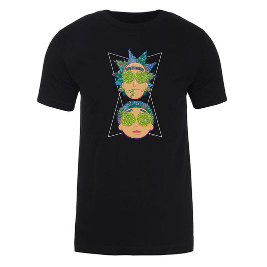 Rick and Morty Character Heads Adult Short Sleeve T-Shirt-5