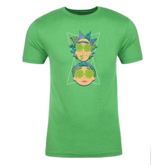 Rick and Morty Character Heads Adult Short Sleeve T-Shirt-0