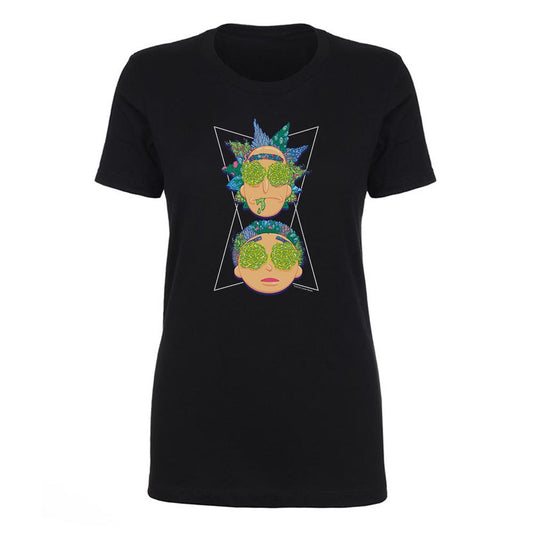 Rick and Morty Character Heads Women's Short Sleeve T-Shirt-2