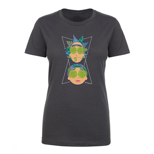 Rick and Morty Character Heads Women's Short Sleeve T-Shirt-0