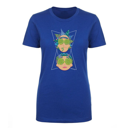 Rick and Morty Character Heads Women's Short Sleeve T-Shirt-3