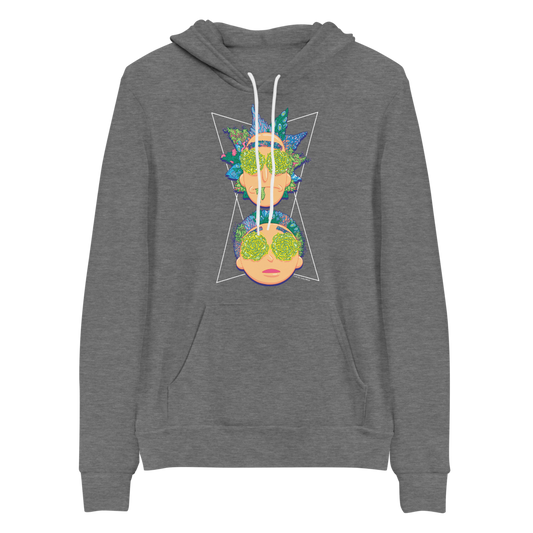 Rick and Morty Character Heads Adult Fleece Hooded Sweatshirt-3