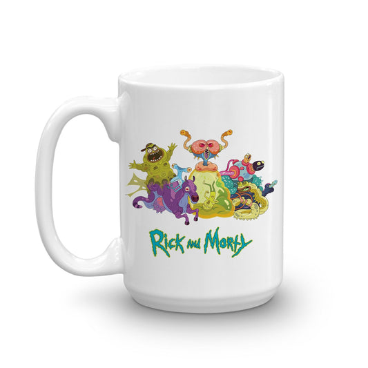 Rick and Morty Character Illustration Mug-2