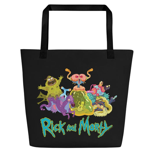 Rick & Morty Character Illustration Premium Tote Bag-0