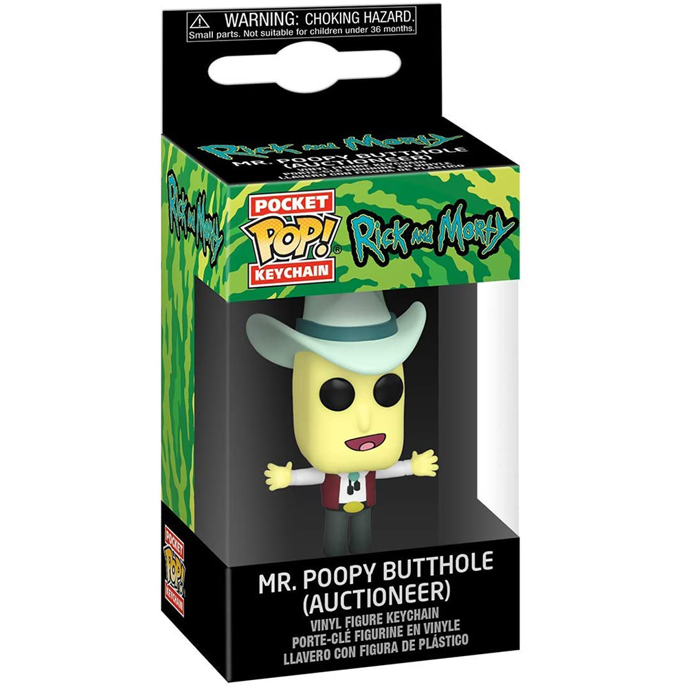 Rick and Morty Mr. Poopy Butthole Funko Pop! Keychain