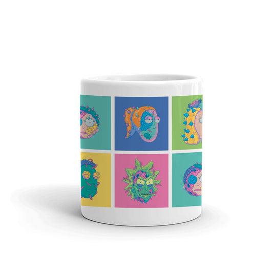 Rick and Morty Smith Family White Mug-4