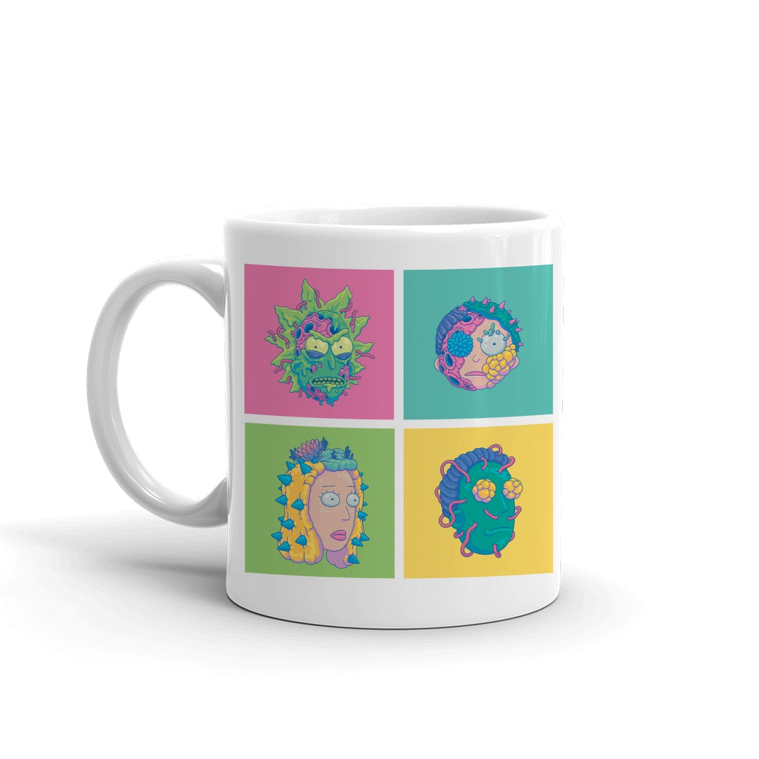 Rick and Morty Smith Family White Mug