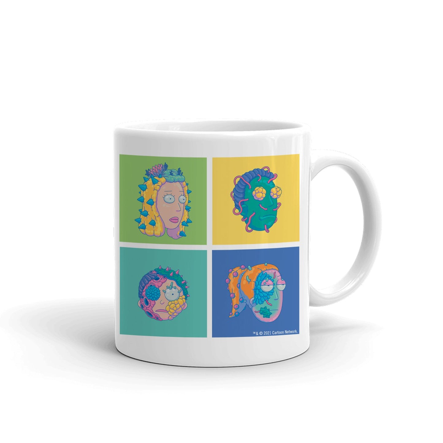 Rick and Morty Smith Family White Mug