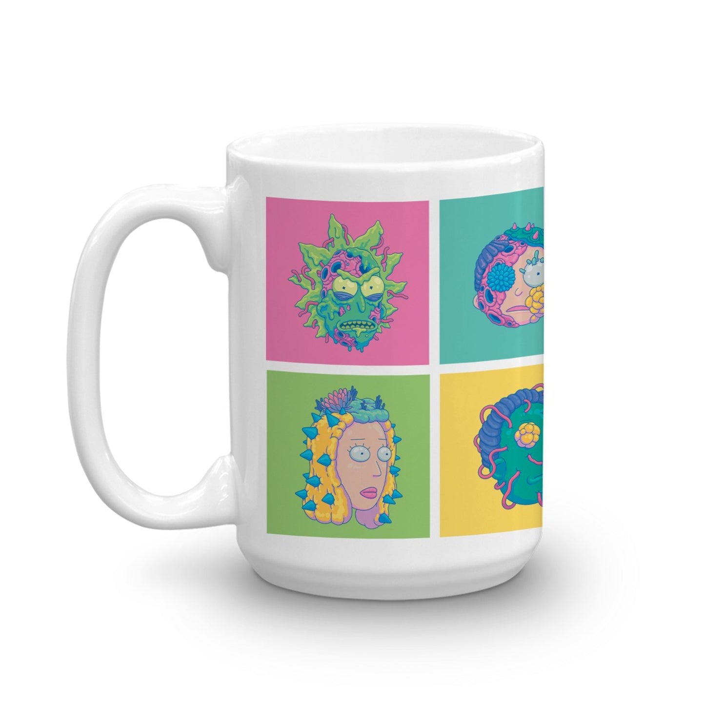 Rick and Morty Smith Family White Mug