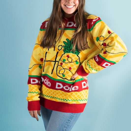 Dole Pineapple Holiday Sweater-5