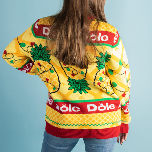 Dole Pineapple Holiday Sweater-6