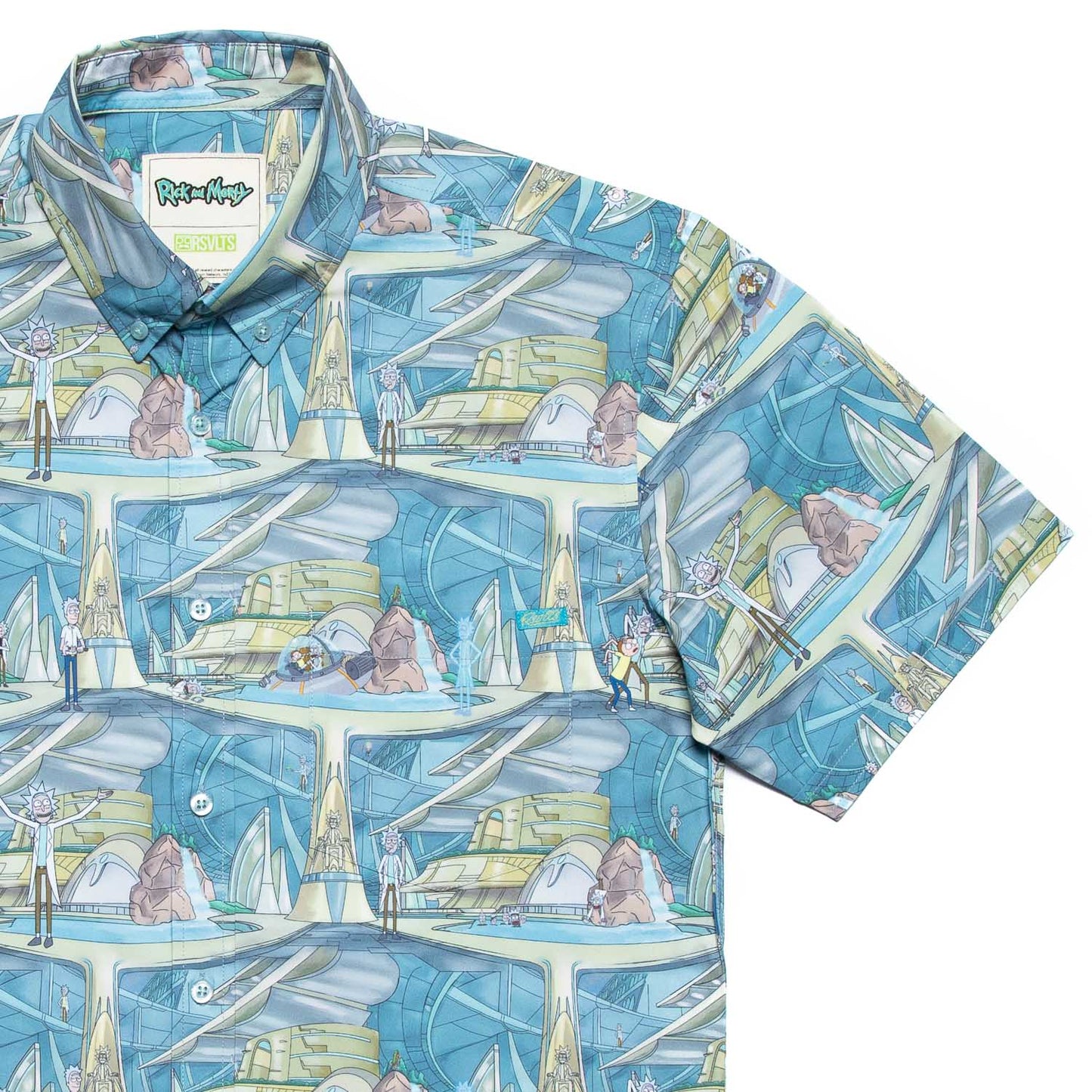 Rick and Morty Citadel of Ricks Button Down Shirt