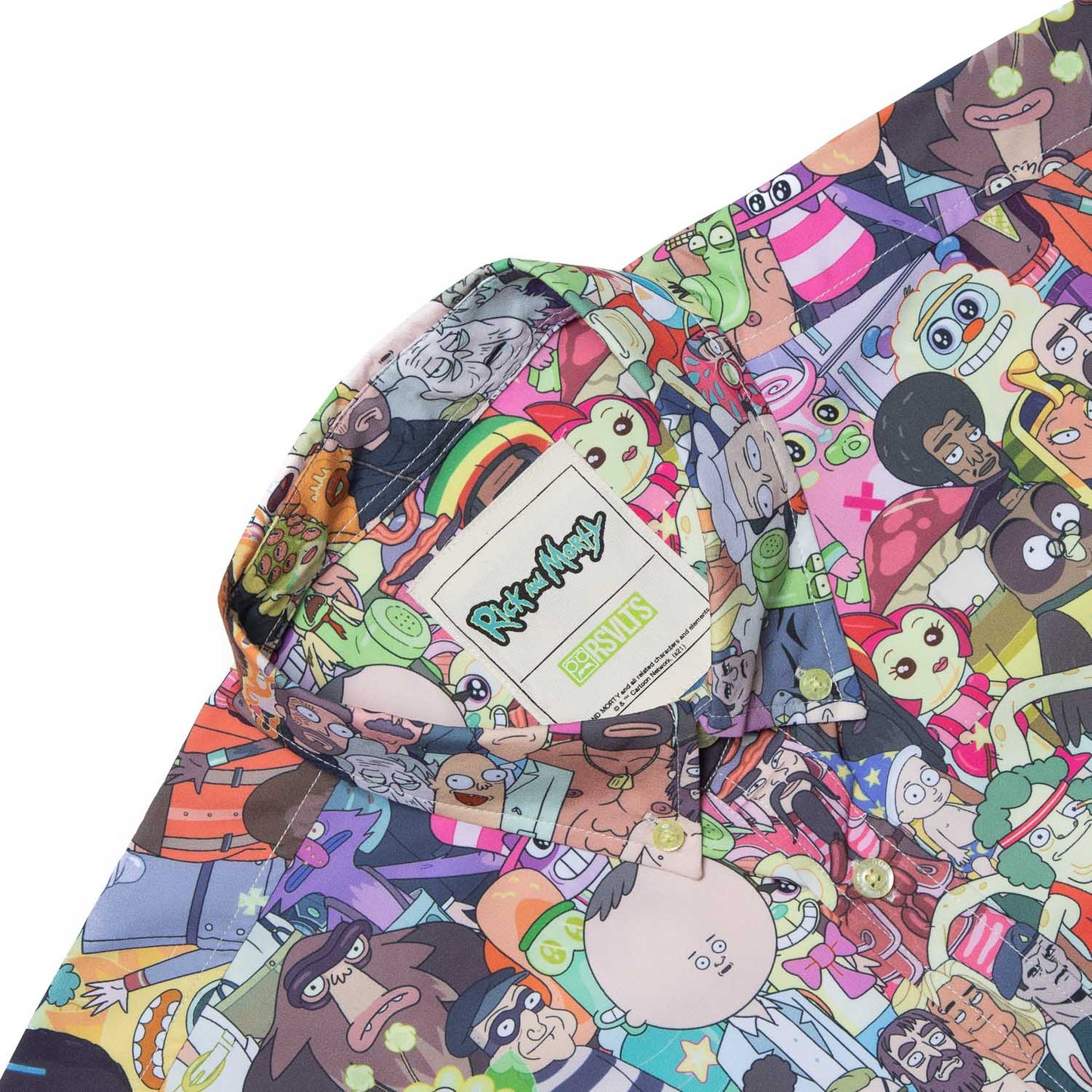 Rick and Morty Interdimensional Mashup Button Down Shirt