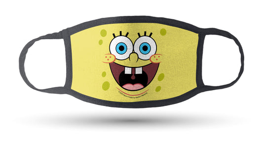 SpongeBob SquarePants Big Face Washable Face Masks - Pack of 3 - SpongeBob SquarePants Official Shop-1