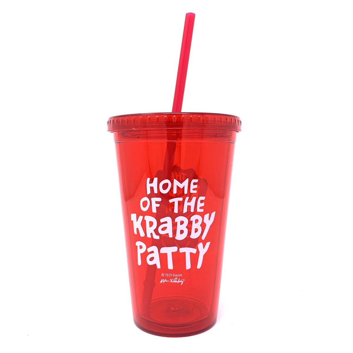 The Krusty Krab 16 oz Tumbler with Straw - SpongeBob SquarePants Official Shop