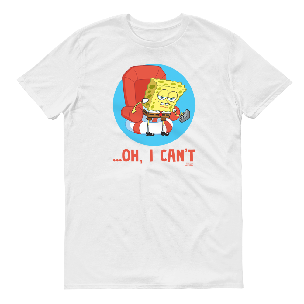 SpongeBob SquarePants Oh, I Can't Meme Adult Short Sleeve T-Shirt