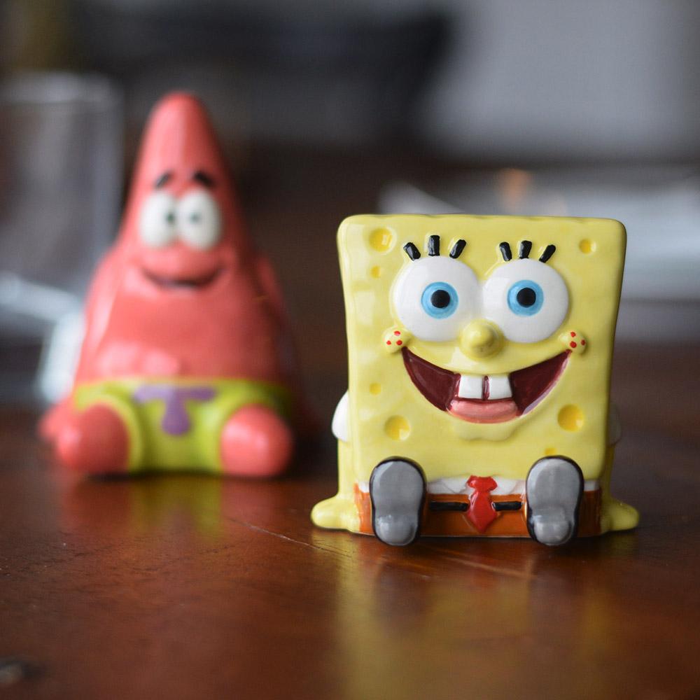 SpongeBob SquarePants and Patrick Salt and Pepper Shaker - SpongeBob SquarePants Official Shop-1