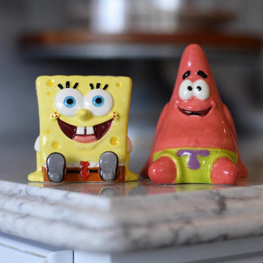 SpongeBob SquarePants and Patrick Salt and Pepper Shaker - SpongeBob SquarePants Official Shop