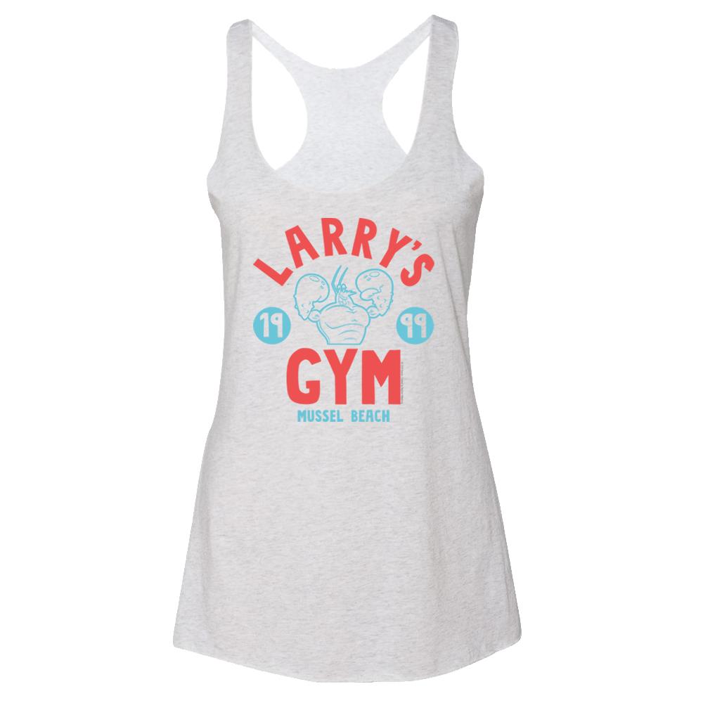 SpongeBob SquarePants Larry's Gym 1999 Women's Tri-Blend Racerback Tank Top