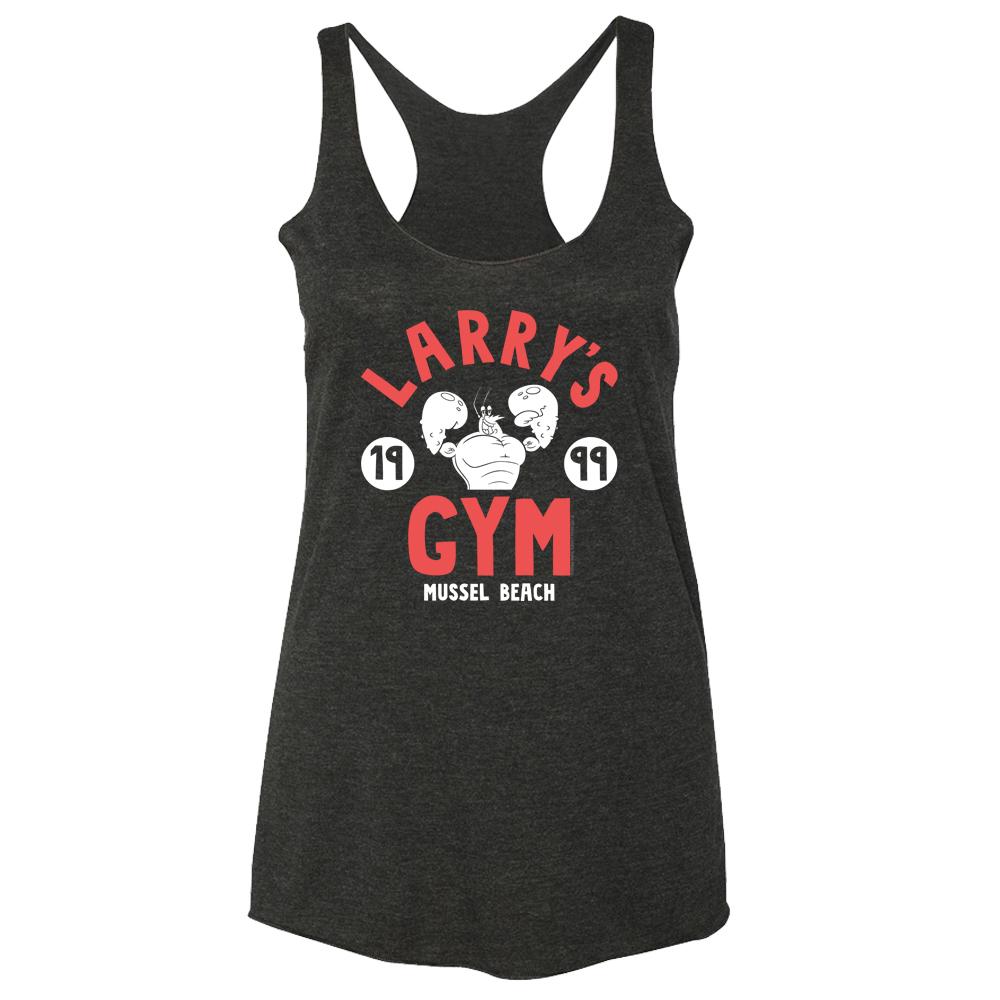SpongeBob SquarePants Larry's Gym 1999 Women's Tri-Blend Racerback Tank Top - SpongeBob SquarePants Official Shop