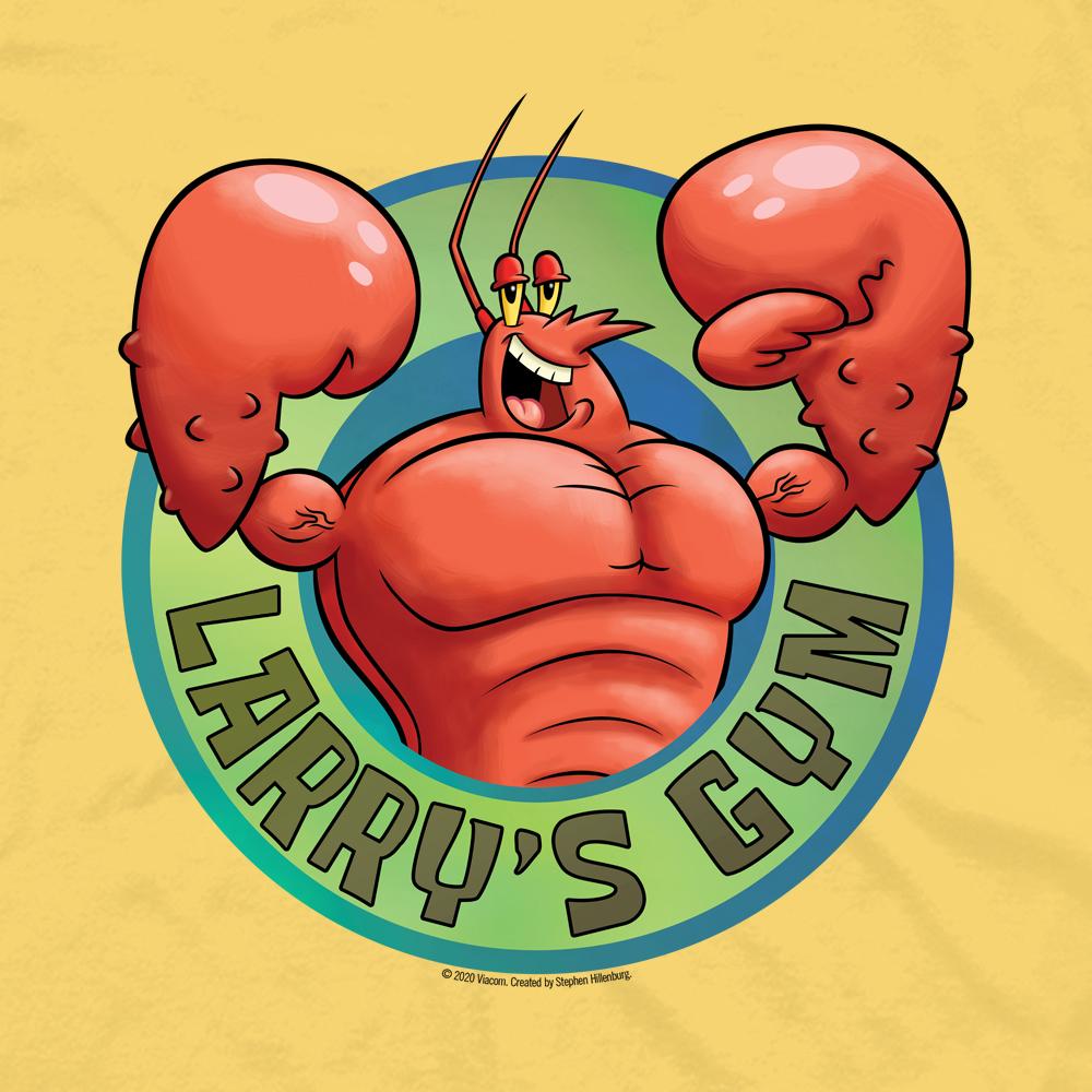 SpongeBob SquarePants Larry's Gym Adult Short Sleeve T-Shirt