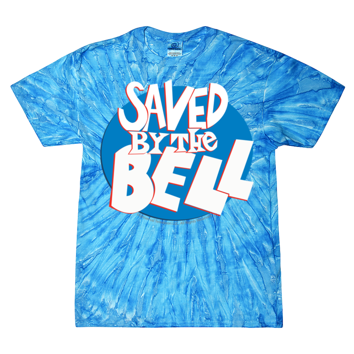 Saved by the Bell Logo Tie-Dye Short Sleeve T-Shirt