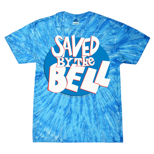 Saved by the Bell Logo Tie-Dye Short Sleeve T-Shirt-1