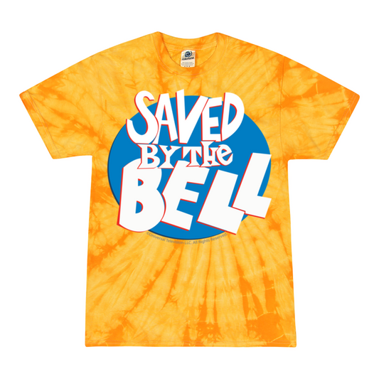 Saved by the Bell Logo Tie-Dye Short Sleeve T-Shirt-0