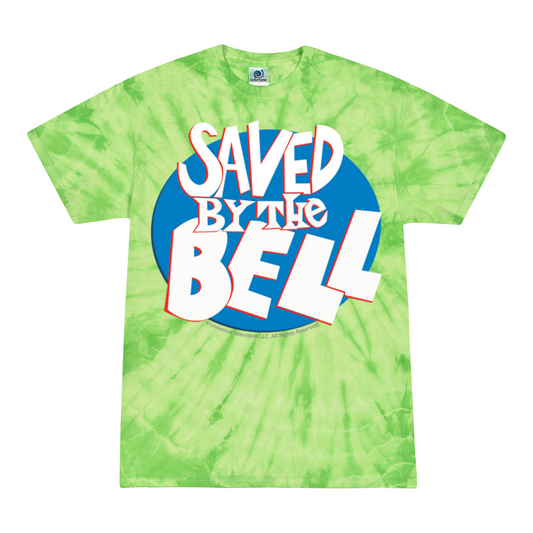 Saved by the Bell Logo Tie-Dye Short Sleeve T-Shirt-2