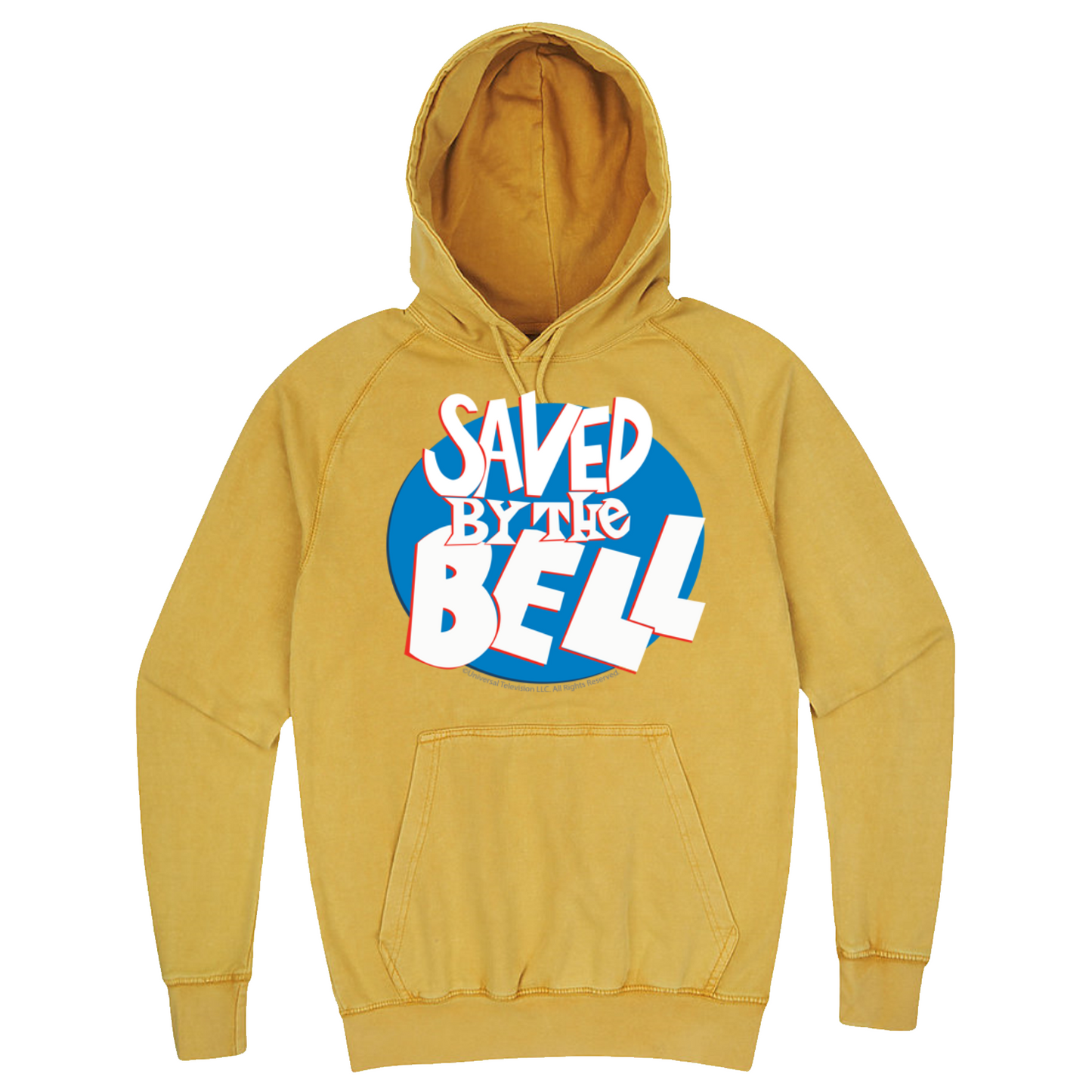 Saved by the Bell Logo Distressed Hooded Sweatshirt