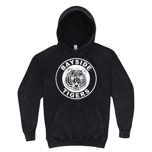 Saved by the Bell Bayside Tigers Distressed Hooded Sweatshirt-0