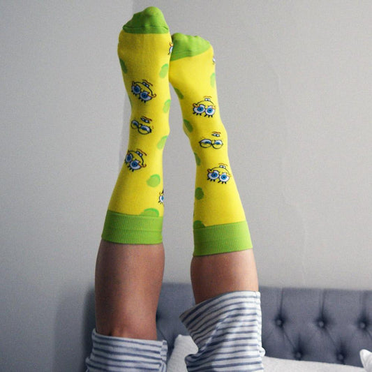 SpongeBob SquarePants Faces Adult Unisex Socks - SpongeBob SquarePants Official Shop-1