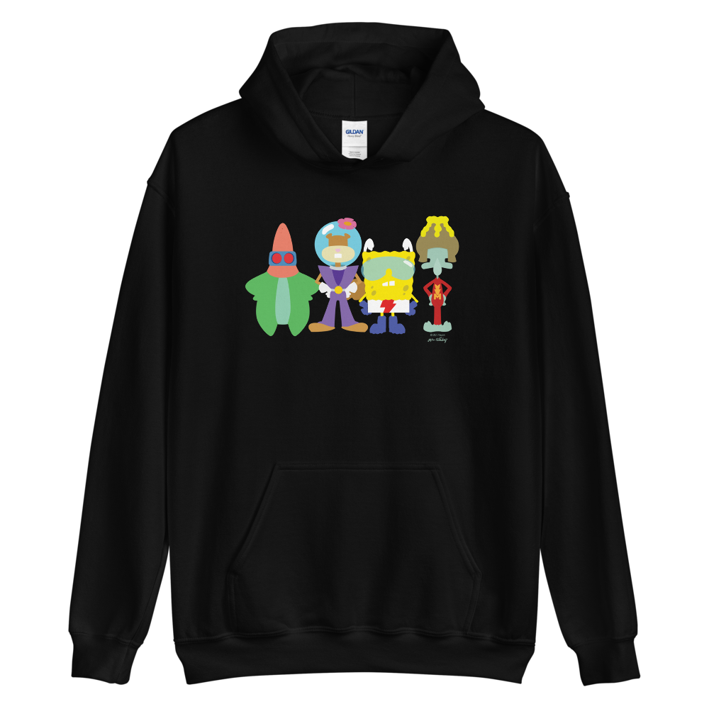 SpongeBob SquarePants Justice League Hooded Sweatshirt