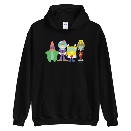 SpongeBob SquarePants Justice League Hooded Sweatshirt-0