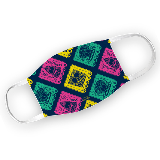 SpongeBob SquarePants Day of the Dead Full Color Pattern Washable Face Mask - SpongeBob SquarePants Official Shop