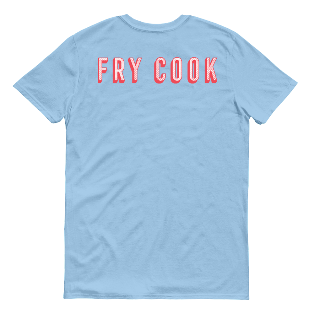 The Krusty Krab Fry Cook Adult Short Sleeve T-Shirt - SpongeBob SquarePants Official Shop