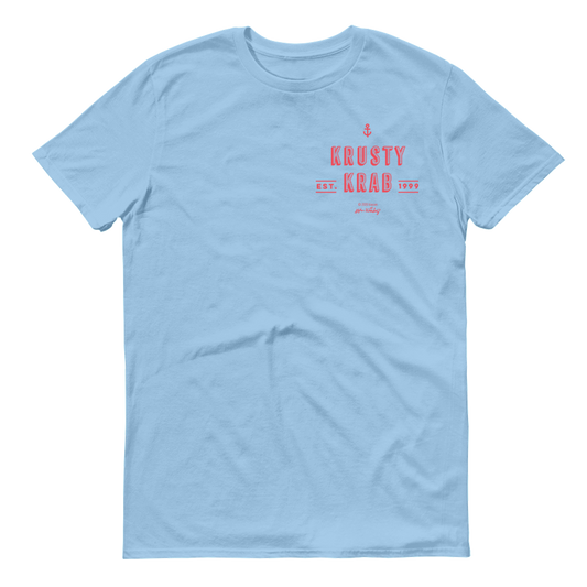 The Krusty Krab Staff Adult Short Sleeve T-Shirt - SpongeBob SquarePants Official Shop
