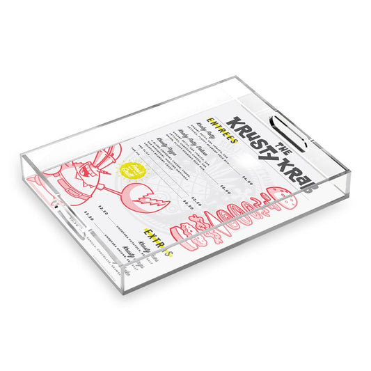 The Krusty Krab Menu Acrylic Tray - SpongeBob SquarePants Official Shop
