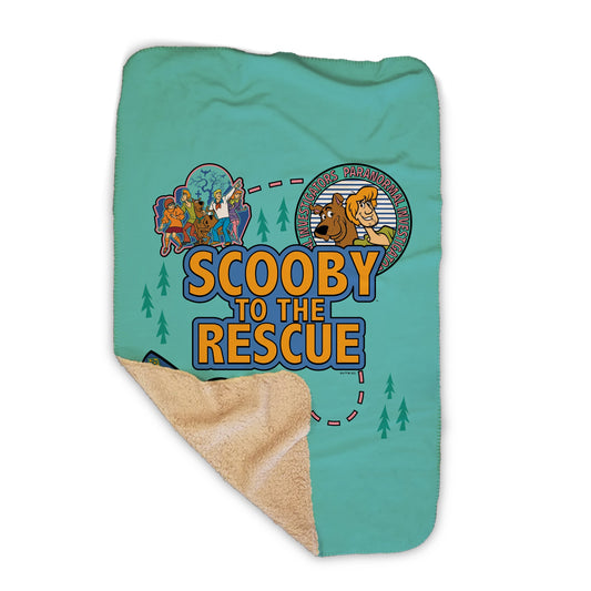 Scooby-Doo Scooby to the Rescue Sherpa Blanket-1