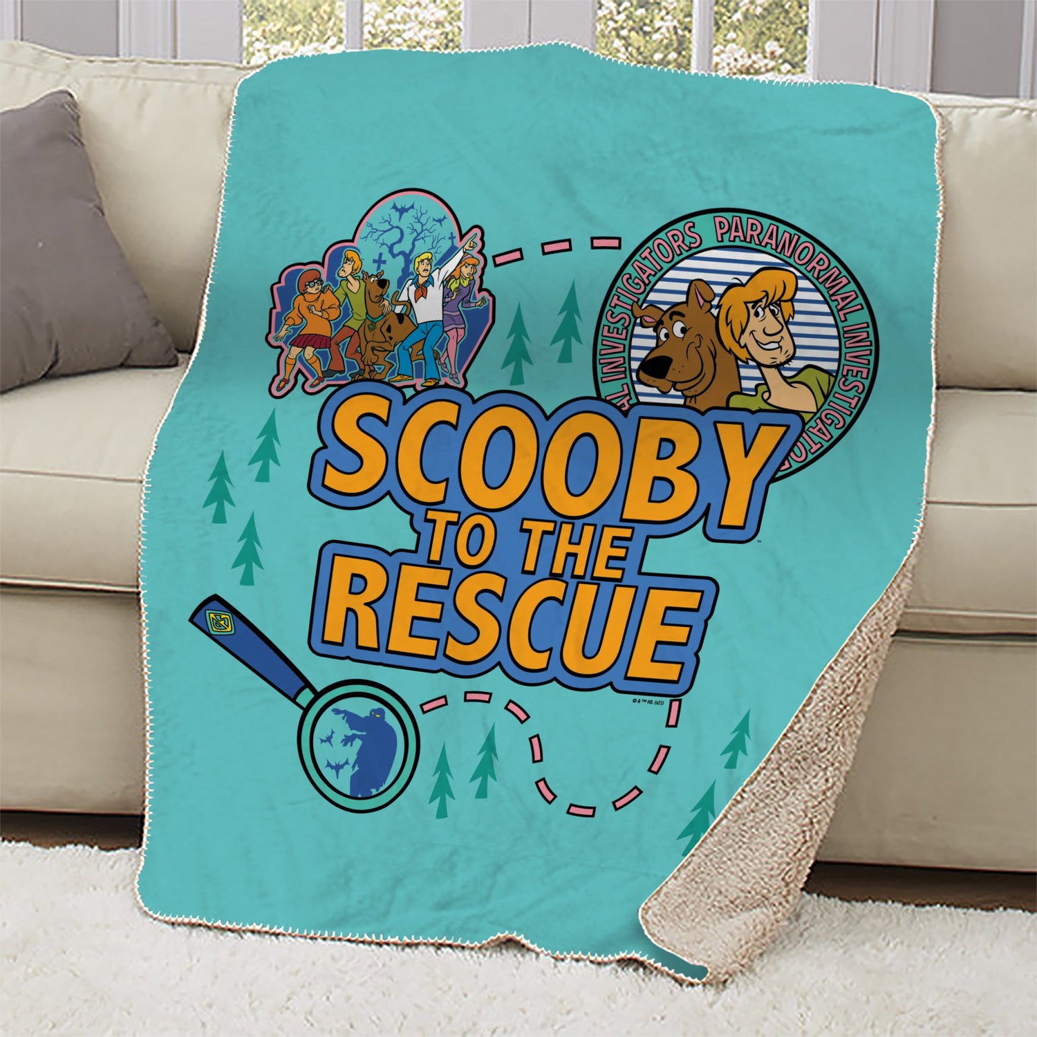 Scooby-Doo Scooby to the Rescue Sherpa Blanket