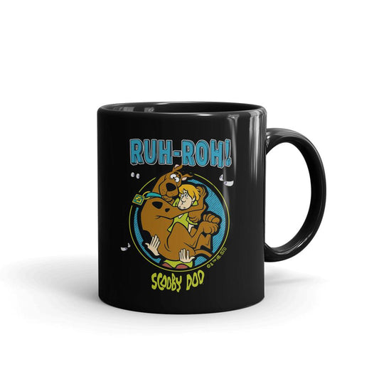 Scooby-Doo RUH-ROH Black Mug-1