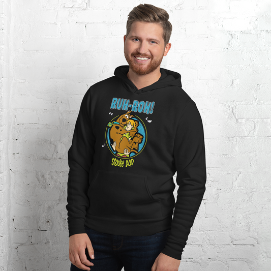 Scooby-Doo RUH-ROH Adult Fleece Hooded Sweatshirt-1